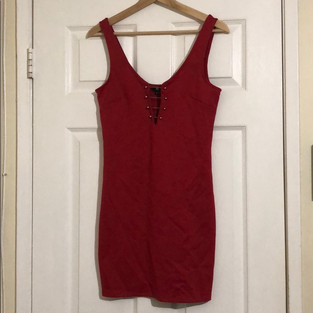 G by Guess - Red Bodycon Mini Dress - S
